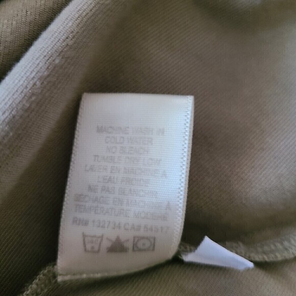 Cloth‎ & Stone Casual Dress XS Green Lightweight V-Neck Short Sleeve Pull… - Picture 3 of 4